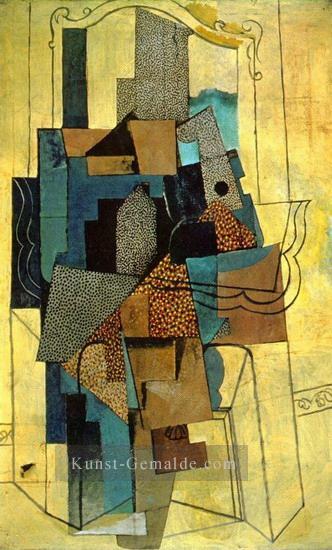 Mann a la cheminee 1916 Kubismus Pablo Picasso Ölgemälde